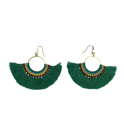 Tassel Fan Earrings